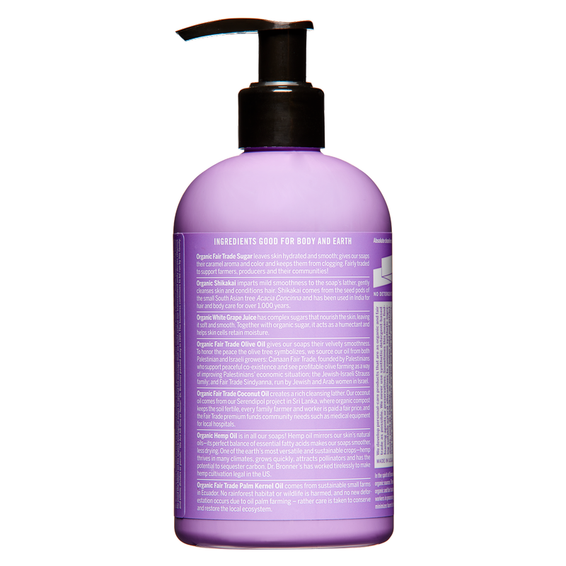 Dr. Bronner's Organic Sugar Soap Lavender 12oz