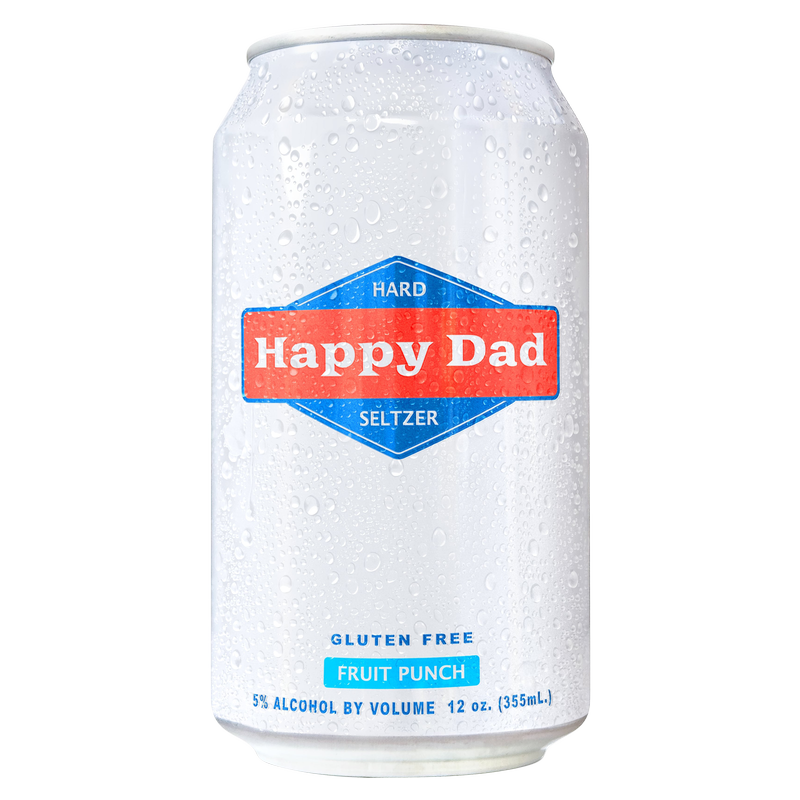 Happy Dad Hard Seltzer Fruit Punch 12pk 12oz Can 5.0% ABV