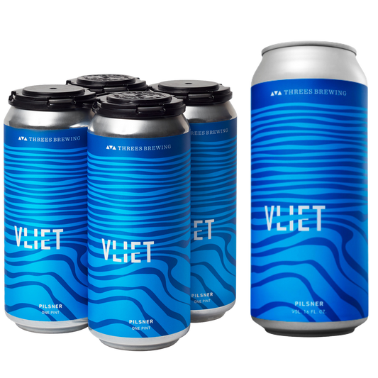 Threes Brewing Vliet Pilsner 4pk 16oz Can 5.0% ABV