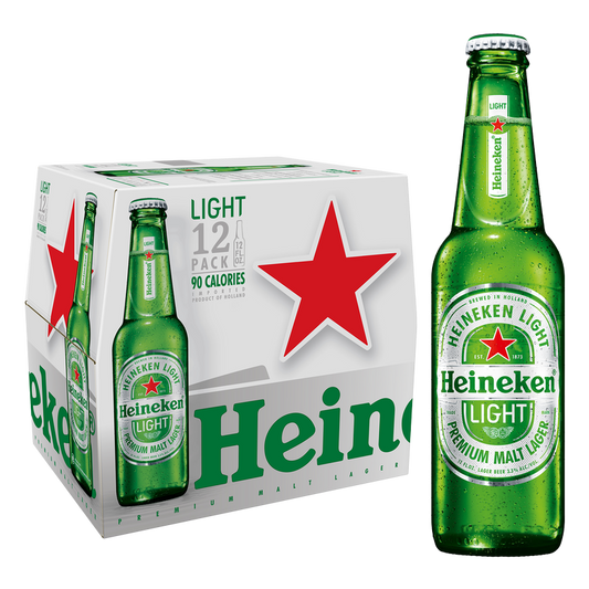 Heineken Light 12pk 12oz Btl 3.3% ABV