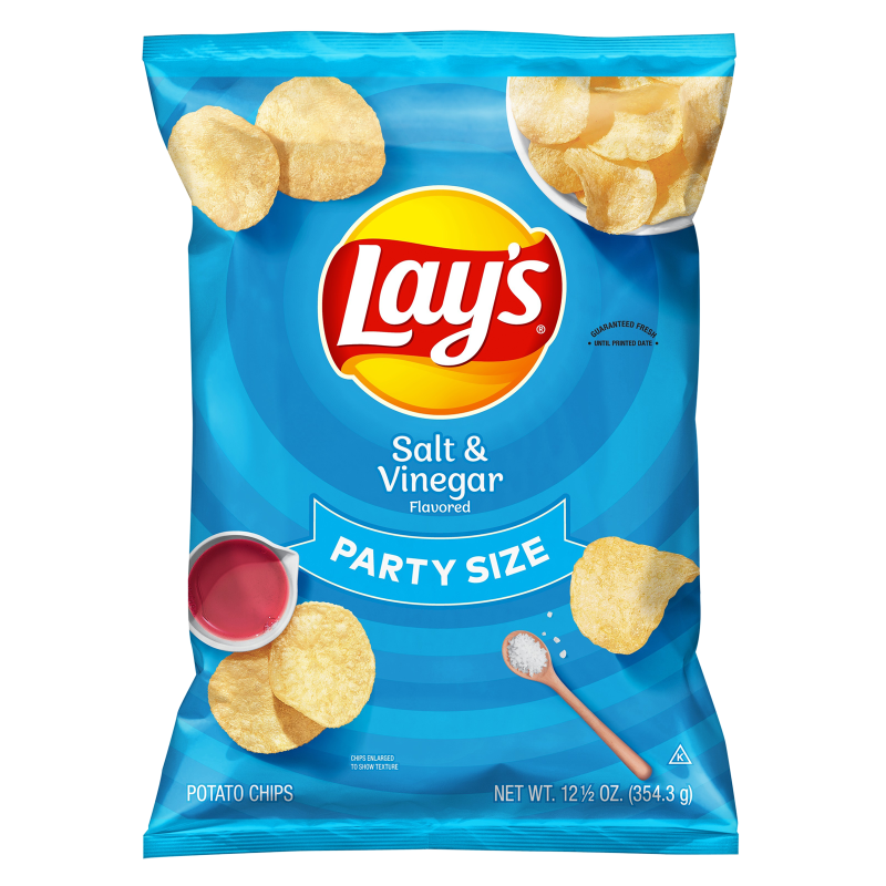 Lay's Salt & Vinegar Potato Chips 12.5oz