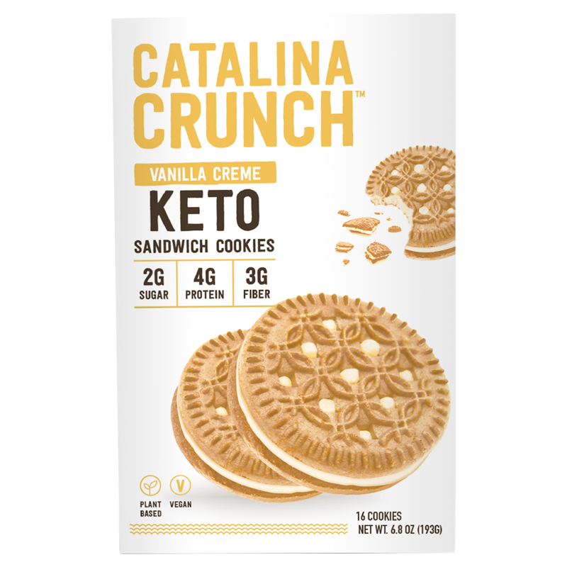 Catalina Crunch Vanilla Creme Keto Sandwich Cookie 6.8oz