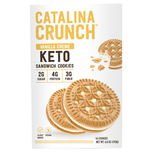 Catalina Crunch Vanilla Creme Keto Sandwich Cookie 6.8oz