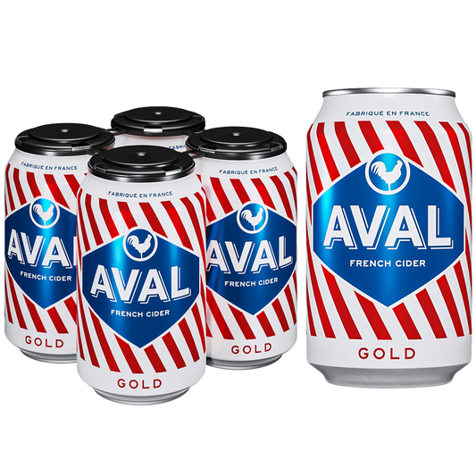 AVAL "Gold" Cider 4pk 11.2oz Can 6.0% ABV