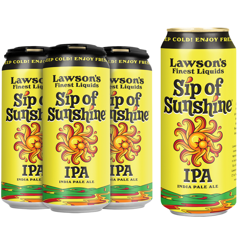 Lawson's Sip of Sunshine IPA 4pk 16oz Can 8.0% ABV