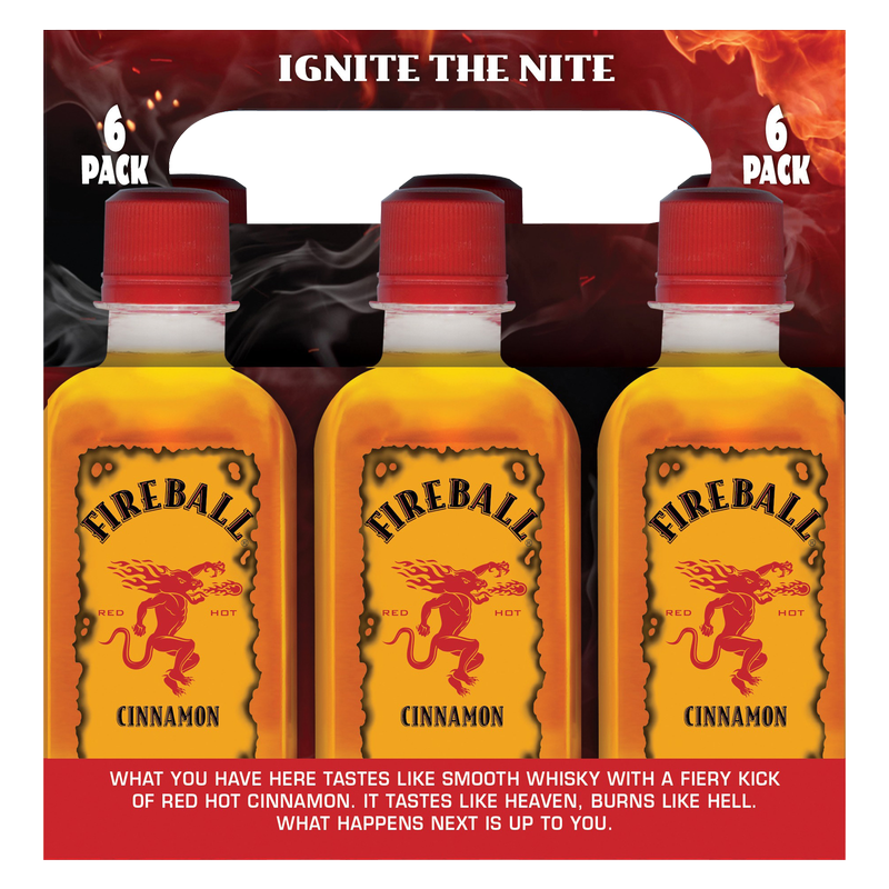 Fireball Cinnamon 6pk 100ml (33 Proof)