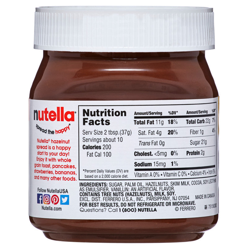 Nutella Chocolate Hazelnut Spread 13oz