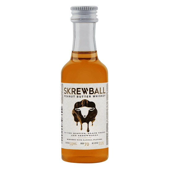 Skrewball Peanut Butter Whiskey 50ml (70 Proof)