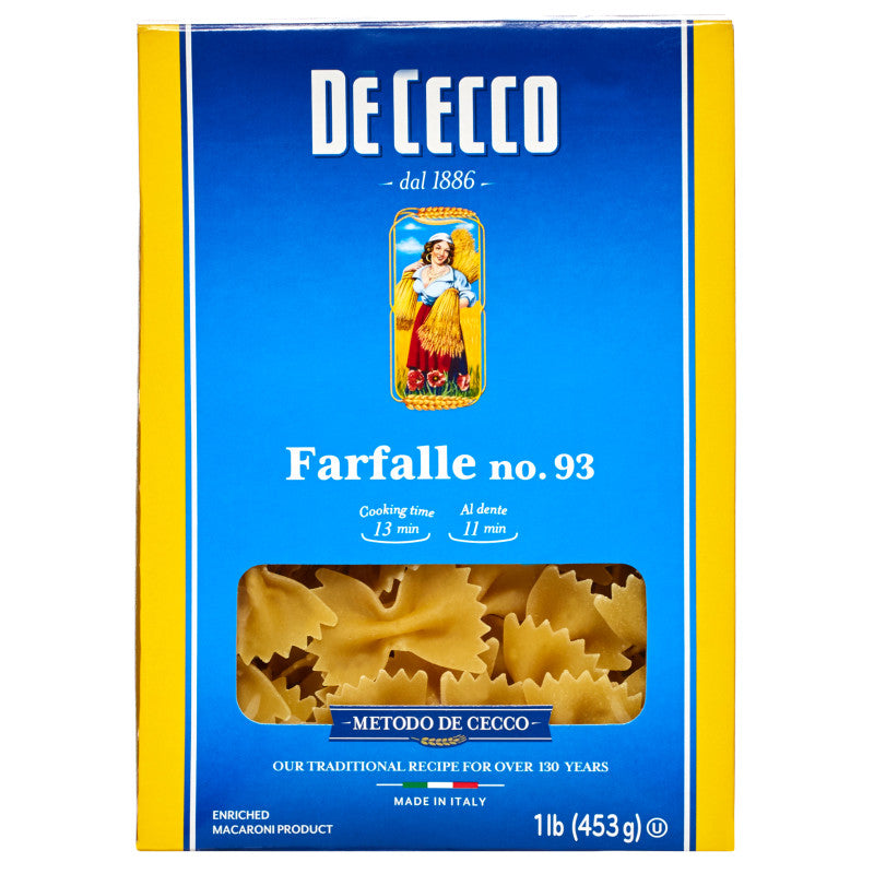 De Cecco Farfalle Pasta 1lb