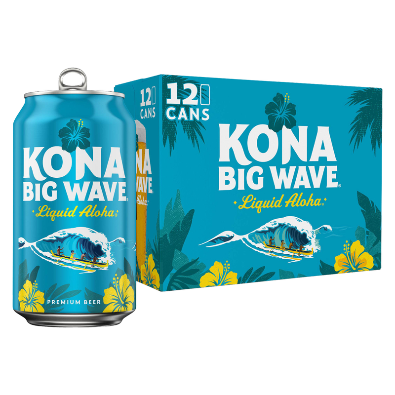 Kona Big Wave Premium Beer 12pk 12oz Cans 4.4% ABV