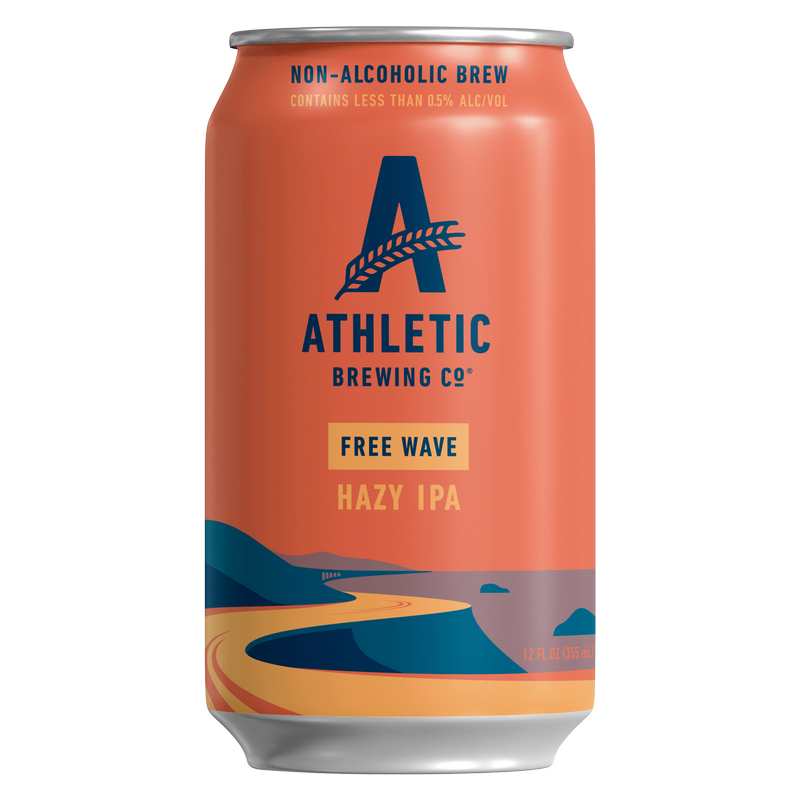 Athletic Brewing Co. Free Wave Hazy Ipa Non-Alcoholic 6pk 12oz Cans