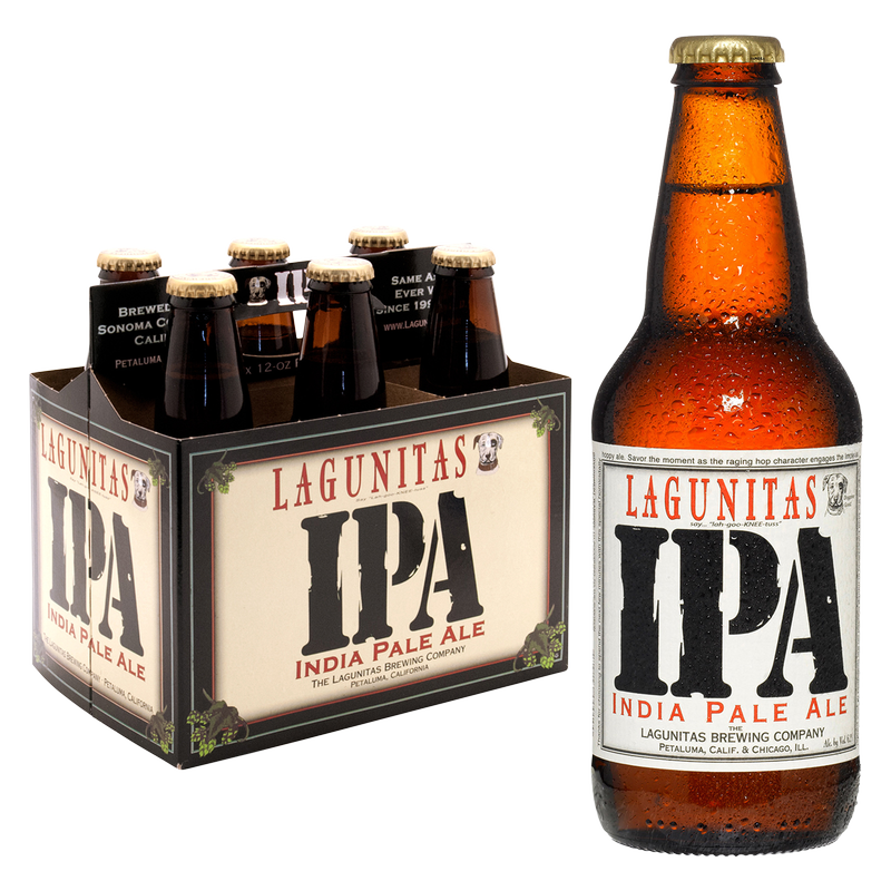 Lagunitas IPA 6Pk 12oz Bottles 6.2% ABV