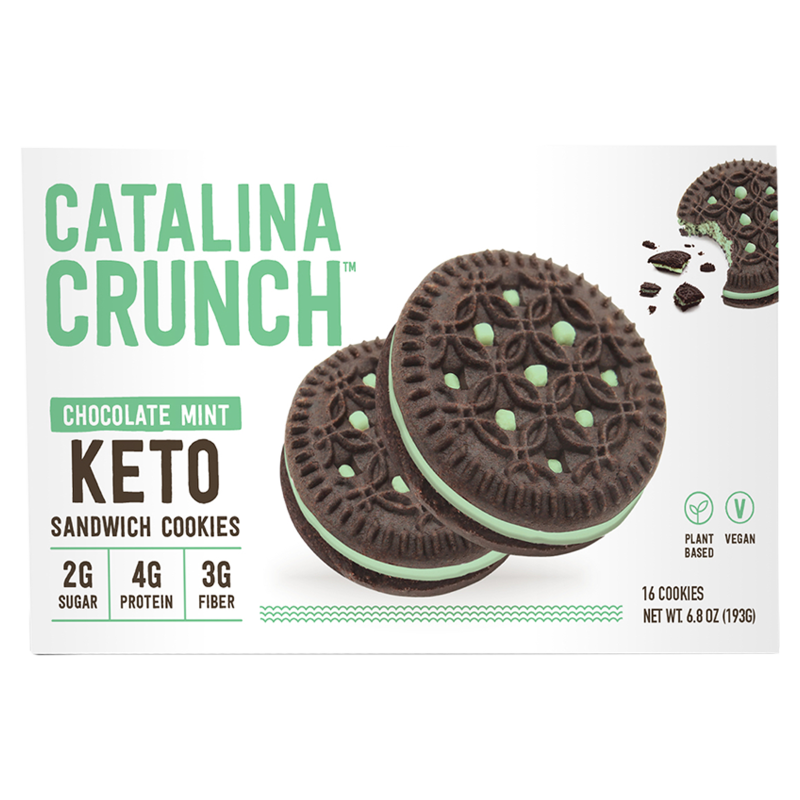 Catalina Crunch Chocolate Mint Keto Sandwich Cookie 6.8oz