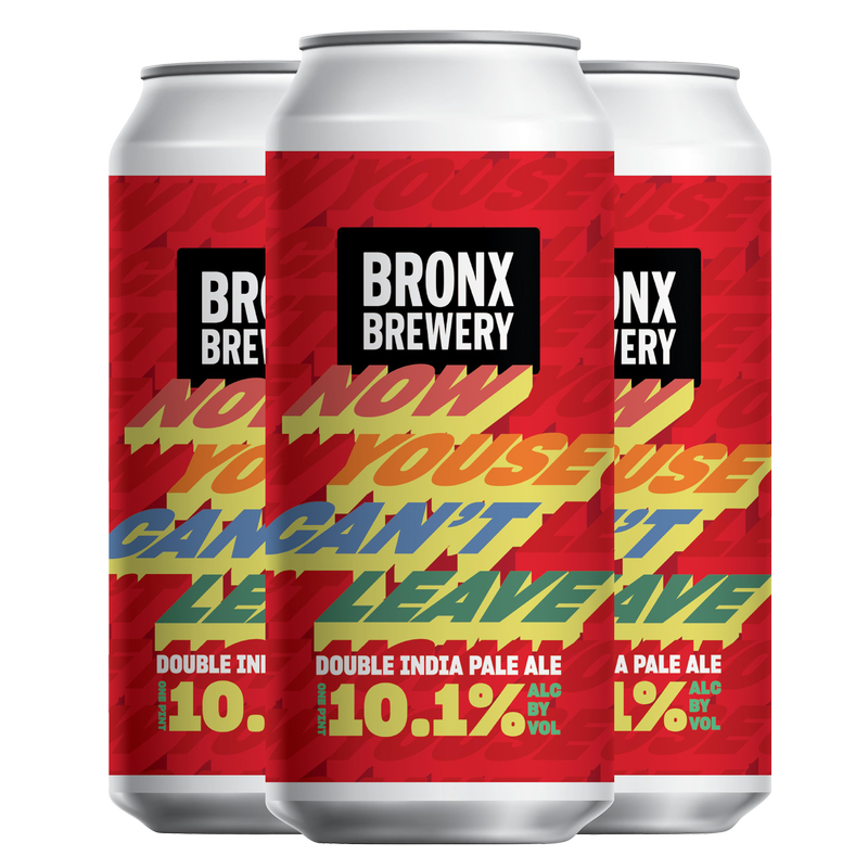 The Bronx Brewery Now Youse Can't Leave Double IPA 4pk Can 10.1% ABV