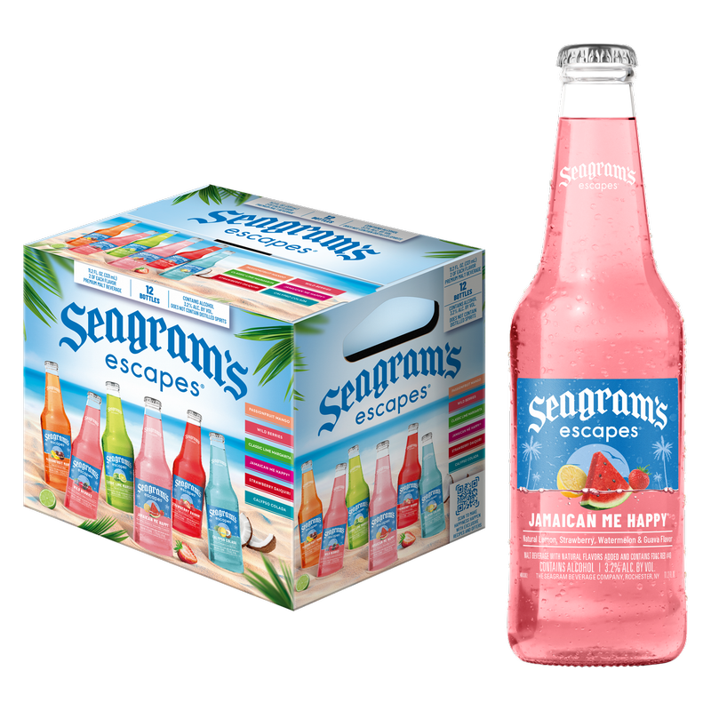 Seagram's Escapes Variety 12pk 12oz BTL 3.2% ABV