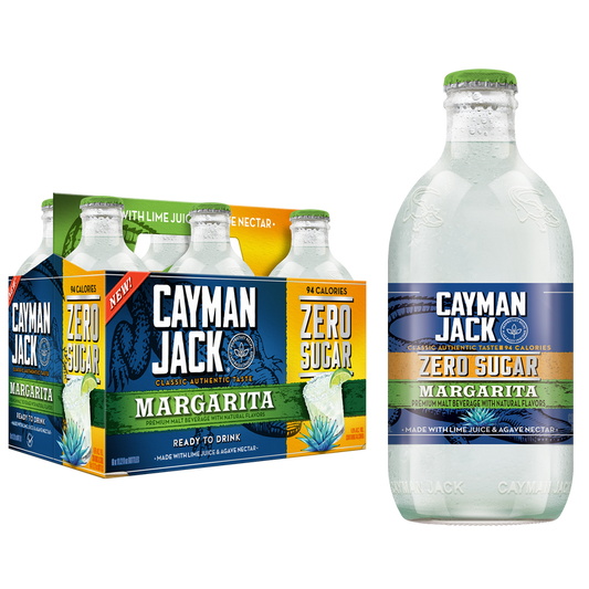 Cayman Jack Margarita Zero Sugar 6pk 11.2oz Btl 4.8% ABV