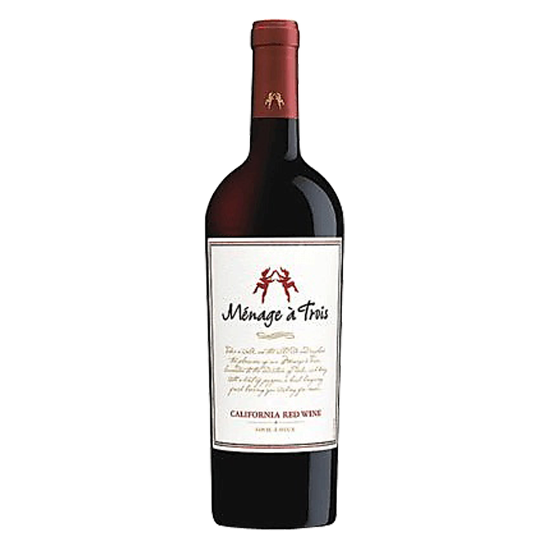 Menage a Trois California Red Wine 750ml