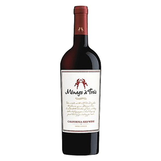 Menage a Trois California Red Wine 750ml