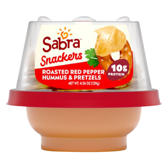 Sabra Roasted Red Pepper Hummus & Pretzels 4.56oz