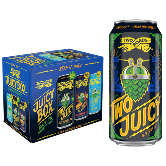 Two Roads Juicy Box Hazy IPA Variety Pack 6pk 16oz Can 8.2% ABV