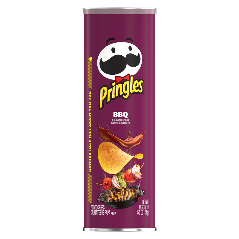 Pringles BBQ Potato Crisps Chips 5.5oz