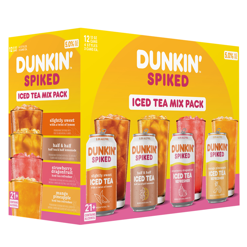 Dunkin' Spiked Tea 12pk 12oz Can 5% ABV