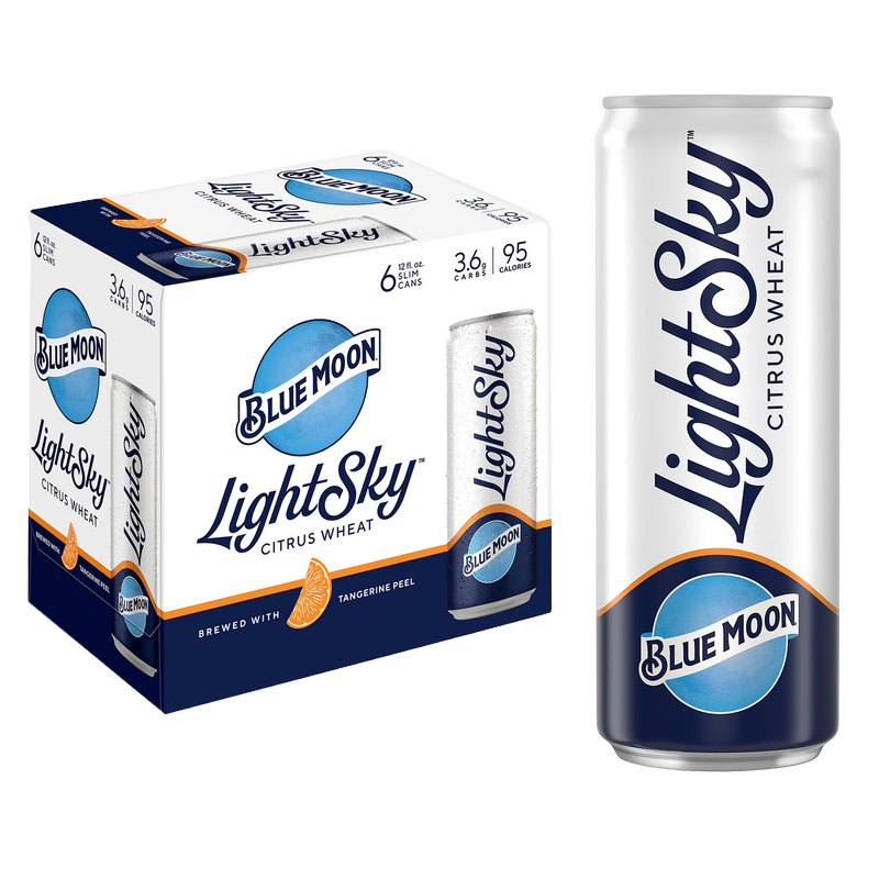 Blue Moon Light Sky 6pk 12oz Can 4.0% ABV