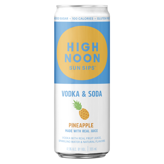 High Noon Pineapple 12oz Single Can 4.5% ABV