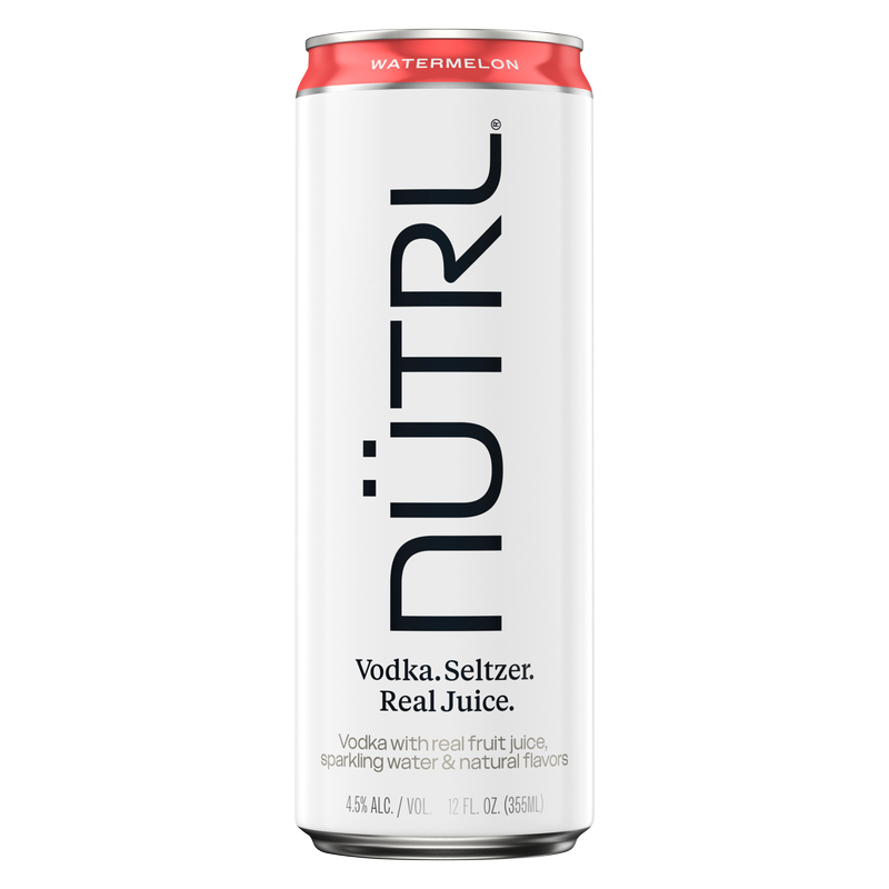 NUTRL Watermelon Vodka Hard Seltzer 12oz Can 4.5% ABV – Gopuff Partnerships