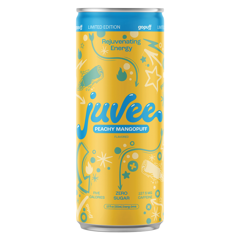 Juvee Peachy Mangopuff 12oz Can