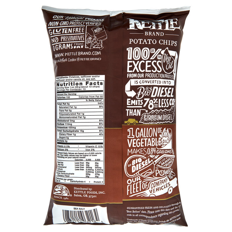 Kettle Brand Sea Salt Potato Chips 13oz