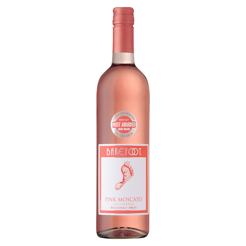 Barefoot Cellars Pink Moscato Wine 750ml