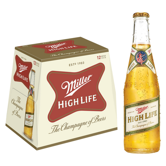 Miller High Life 12pk 12oz Btl 4.6% ABV