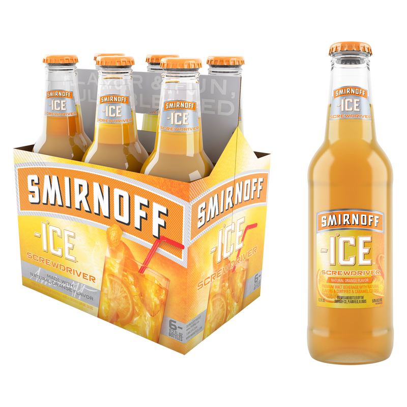 Smirnoff Ice Screwdriver 6pk 11.2oz Btl 4.5% ABV