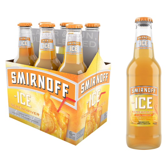 Smirnoff Ice Screwdriver 6pk 11.2oz Btl 4.5% ABV