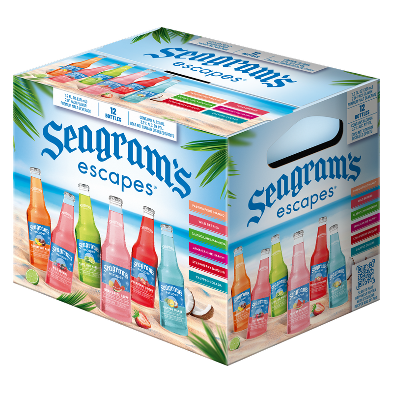 Seagram's Escapes Variety 12pk 12oz BTL 3.2% ABV