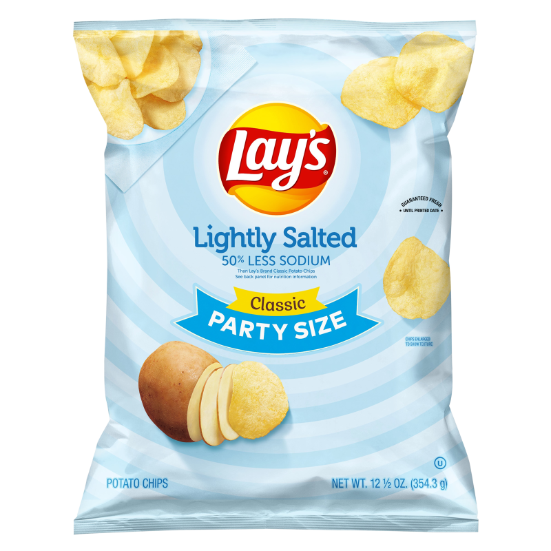 Lays Lightly Salted Potato Chips 12.5oz