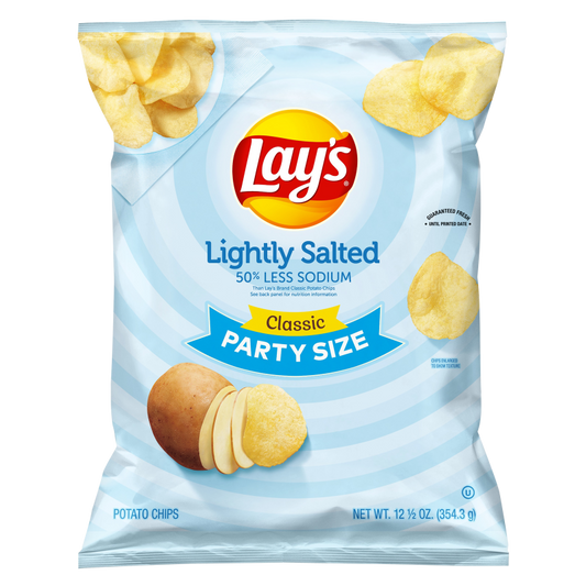 Lays Lightly Salted Potato Chips 12.5oz