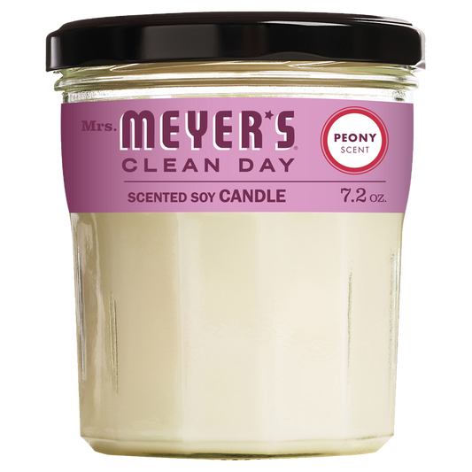 Mrs. Meyer's Clean Day Peony Scented Soy Candle 7.2oz