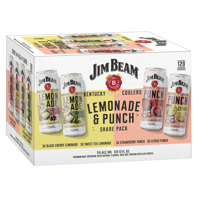 Jim Beam Kentucky Coolers Variety 12pk 12oz Can 5% ABV