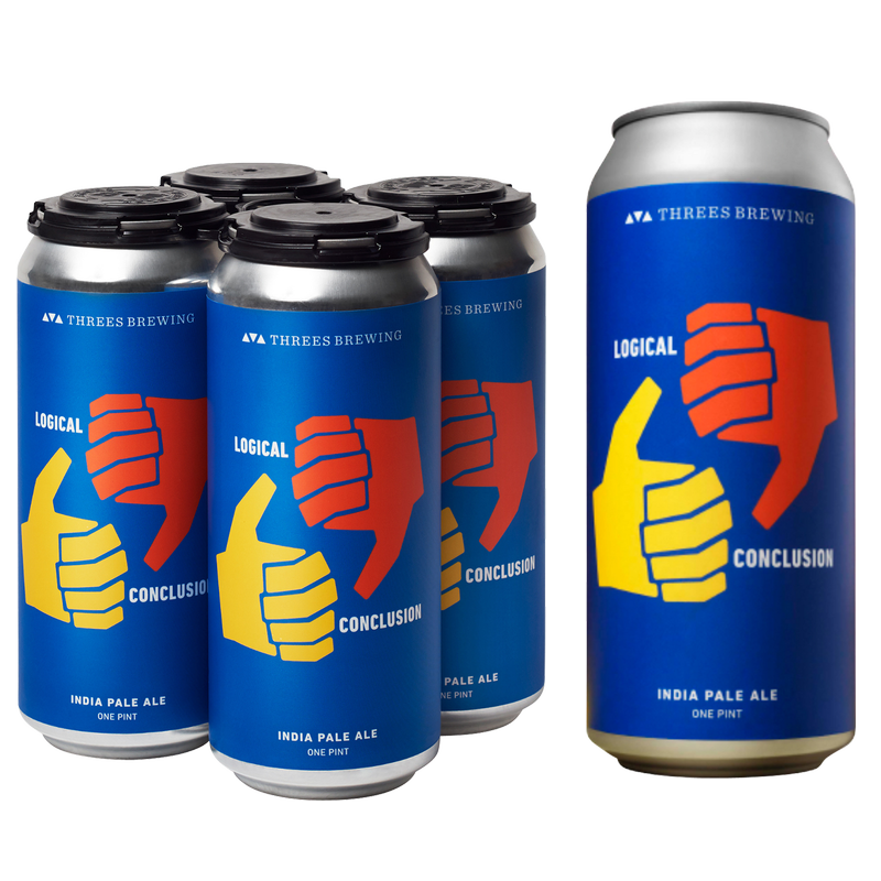 Threes Brewing Logical Conclusion Hazy IPA 4pk 16oz Can 7.0% ABV