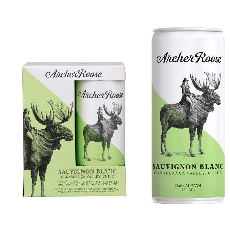 Archer Roose Sauvignon Blanc, Canned White Wine 4pk 250ml