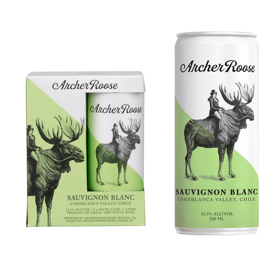 Archer Roose Sauvignon Blanc, Canned White Wine 4pk 250ml