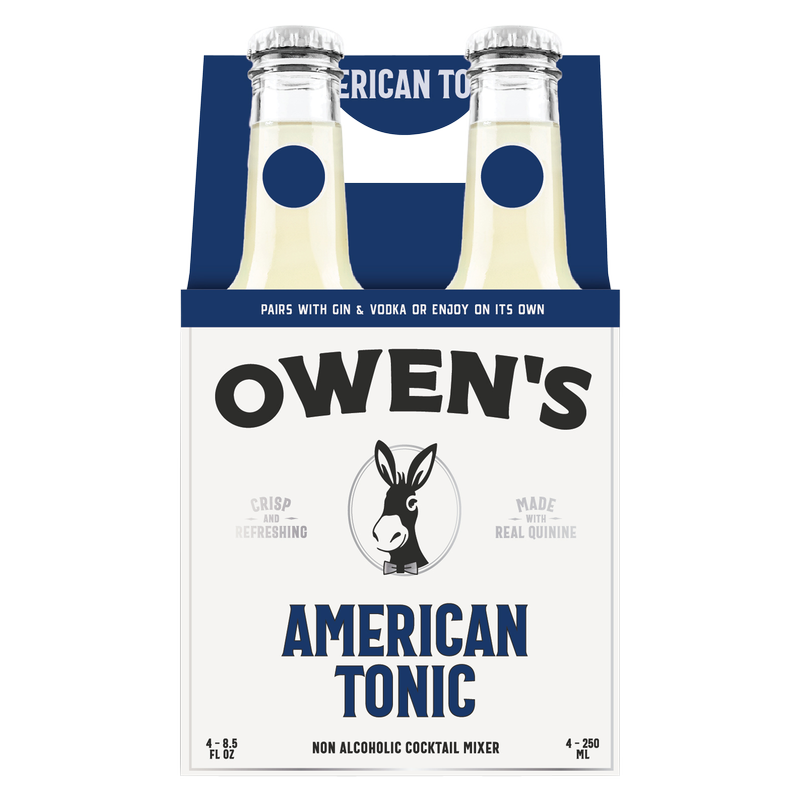 Owen's American Tonic 250ml 4pk Cans