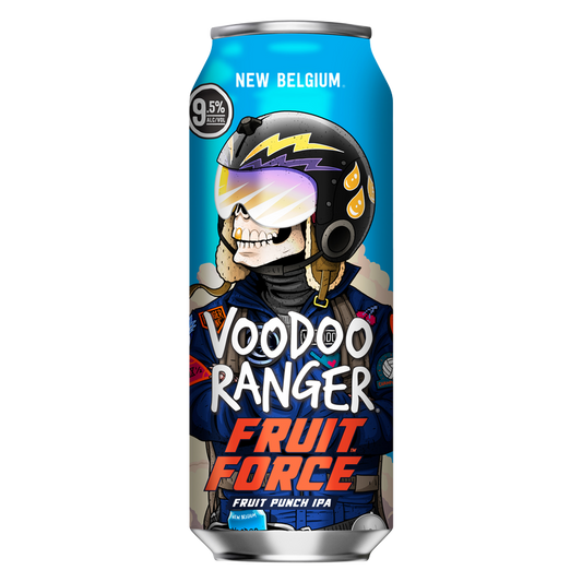 New Belgium Voodoo Ranger Fruit Force IPA Single 19.2oz Can 9.5% ABV