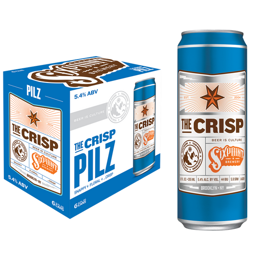 Sixpoint The Crisp 12oz 6pk Cans 5.4% ABV