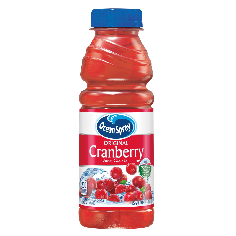 Ocean Spray Cranberry Juice 15.2oz Btl