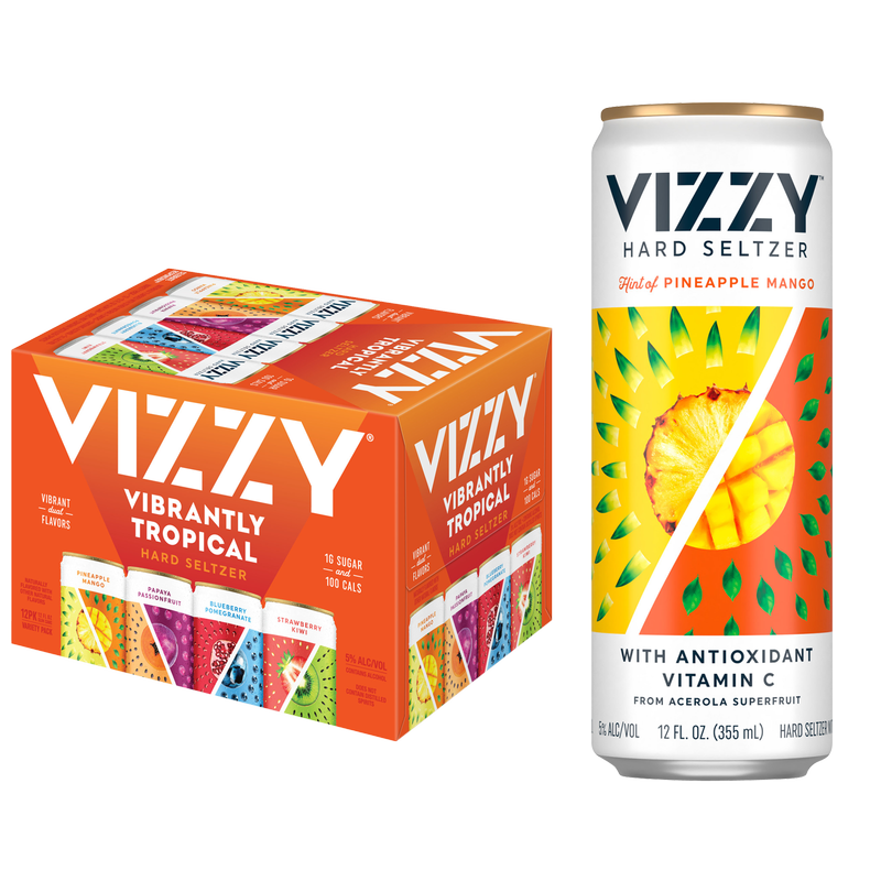 Vizzy Tropical Hard Seltzer Variety 12pk 12oz Can 5.0% ABV