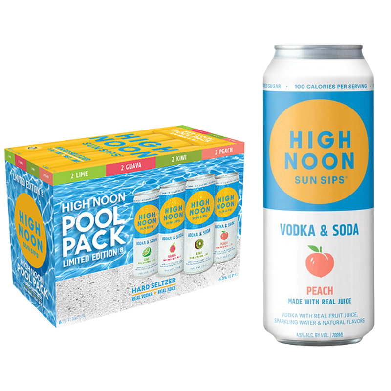 High Noon Variety Pool Pack 8pk 12oz Can 4.5% ABV