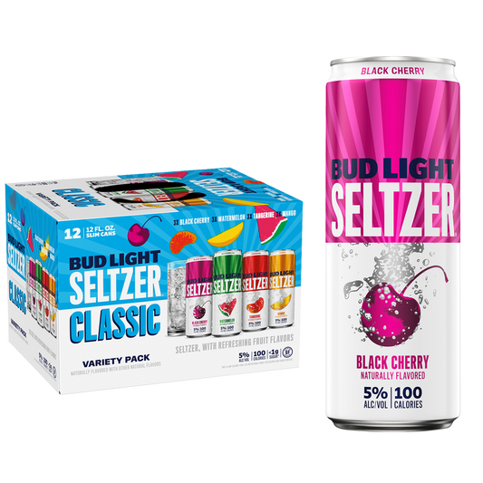 Bud Light Hard Seltzer Variety Pack 12pk 12oz Slim Cans 5 % ABV